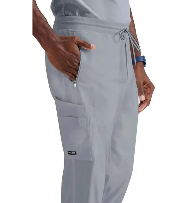 Barco M5PKT ELSTC WST ZIP PKT JOGGER PANT-Moonstruck