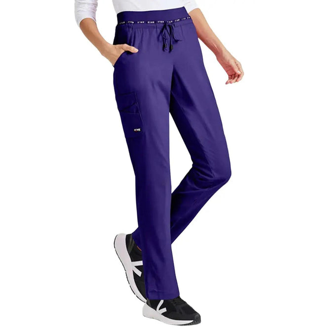 Grey's Anatomy™ Stretch by Barco Serena 7-Pocket Mid-Rise Tappered Leg Scrub Pant-Brilliance