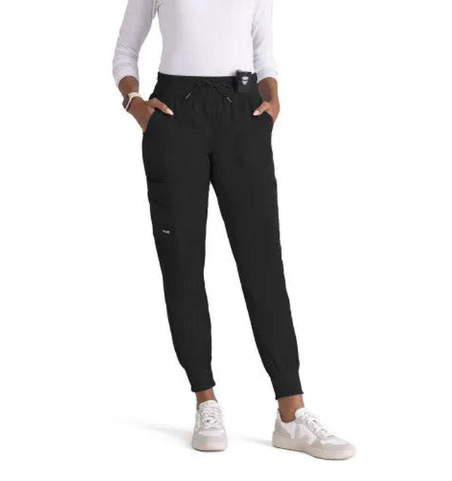 Grey's Anatomy™ Stretch by Barco 7-Pocket Jogger Pant-Black