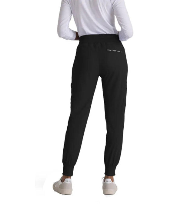 Grey's Anatomy™ Stretch by Barco 7-Pocket Jogger Pant-bLACK