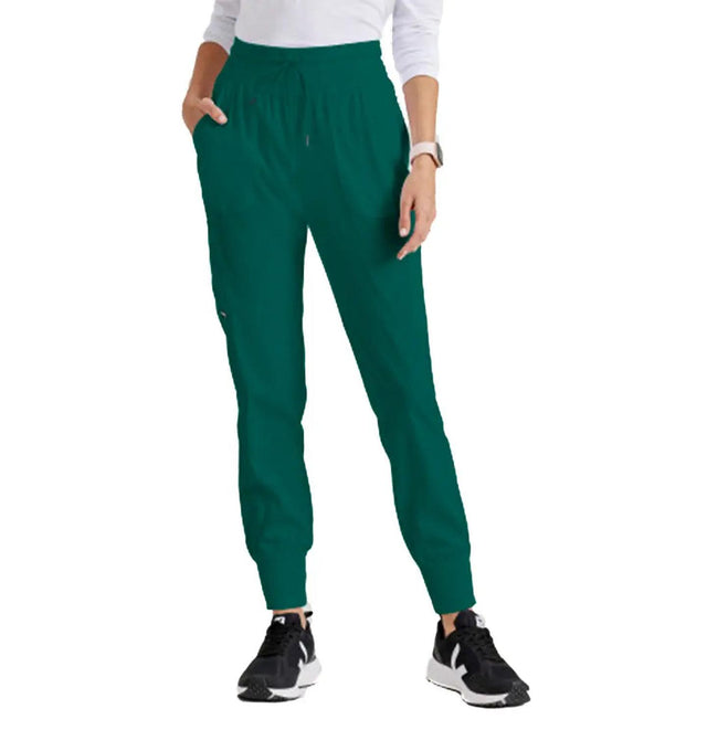 Grey's Anatomy™ Stretch by Barco 7-Pocket Jogger Pant-Hunter Green