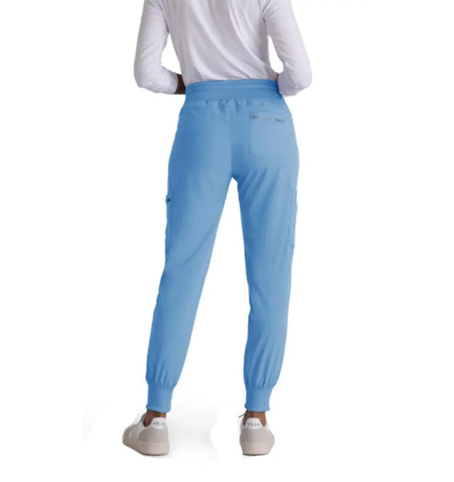 Grey's Anatomy™ Stretch by Barco 7-Pocket Jogger Pant-Ceil Blue