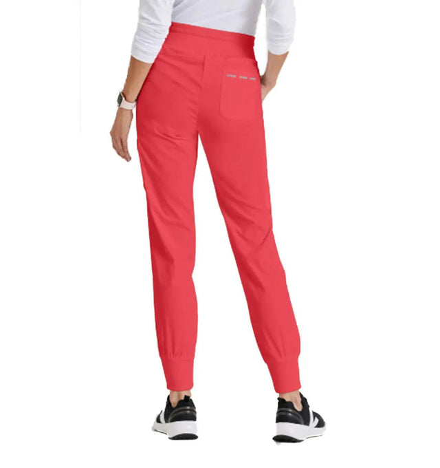 Grey's Anatomy™ Stretch by Barco 7-Pocket Jogger Pant-Coral Love