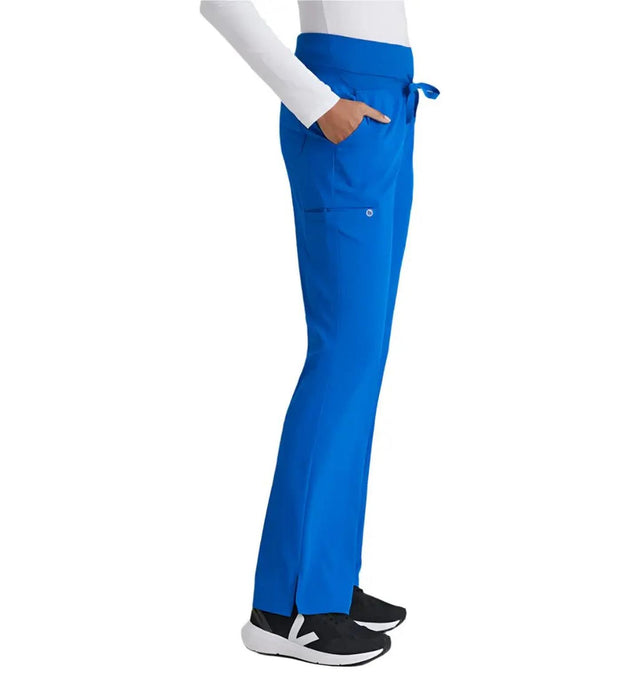 Barco One™ by Barco Stride 5-Pocket Mid-Rise Straight Leg Scrub Pant-New Royal