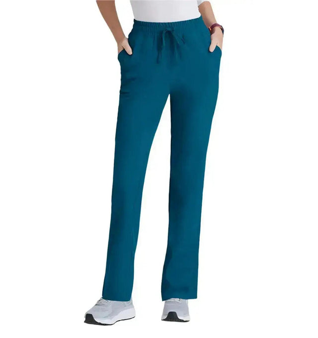 SKECHERS™ by barco Gamma 6-Pocket Mid-Rise Tapered Leg Scrub Pant-Bahama