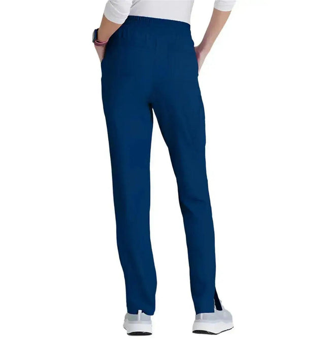 SKECHERS™ by barco Gamma 6-Pocket Mid-Rise Tapered Leg Scrub Pant-Navy