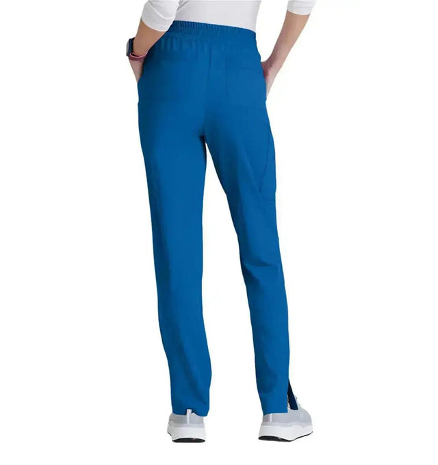 SKECHERS™ by barco Gamma 6-Pocket Mid-Rise Tapered Leg Scrub Pant-New Royal