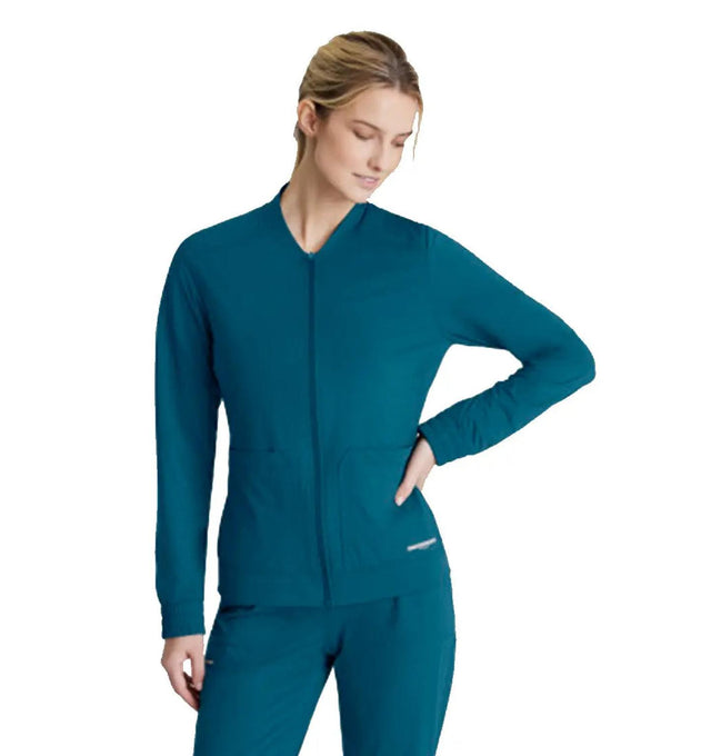 Skechers™ by Barco Slip-ins Contour 3-Pocket Front Zipper Warm Up - Bahama