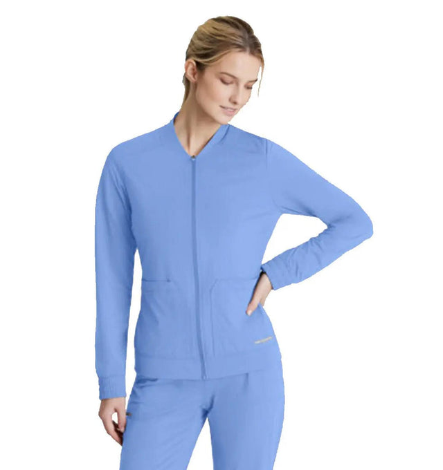 Skechers™ by Barco Slip-ins Contour 3-Pocket Front Zipper Warm Up - Ciel Blue