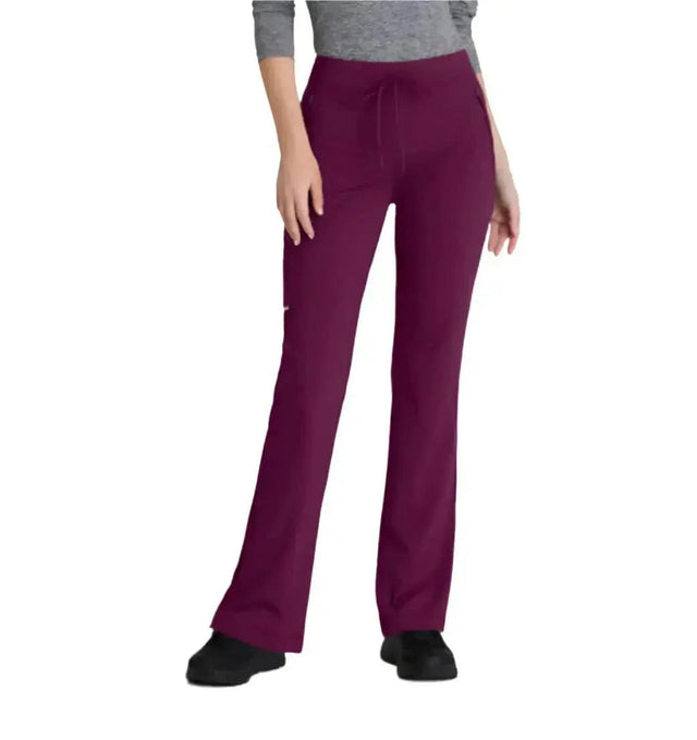 Skechers™ by Barco Slip-ins Glide 4-Pocket Fit and Flare Pant - Wine