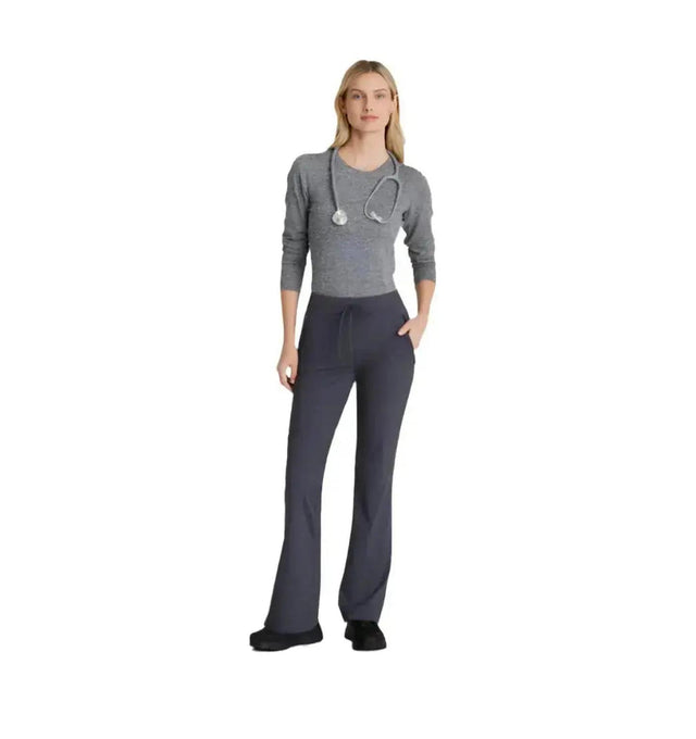 Skechers™ by Barco Slip-ins Glide 4-Pocket Fit and Flare Pant - Pewter