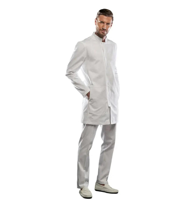 Gries lab coat by Pastelli - White