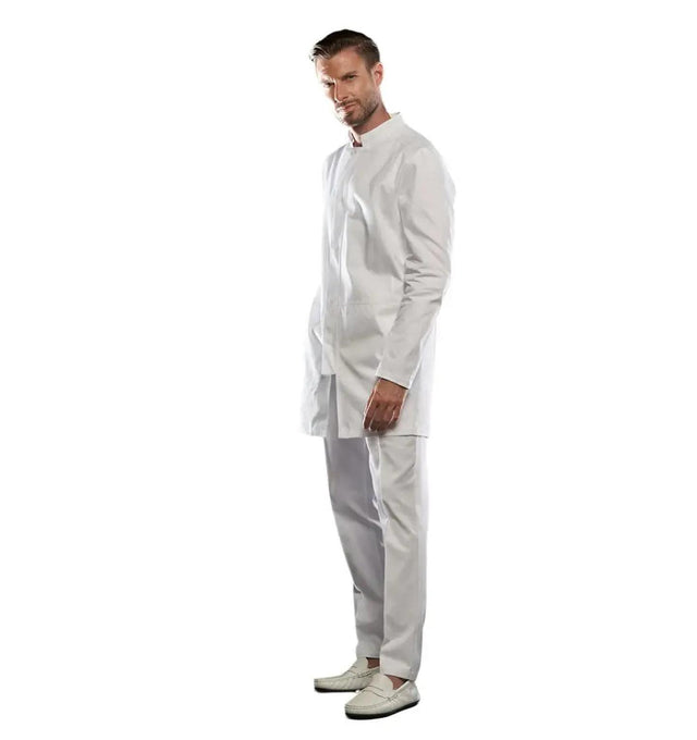 Gries lab coat by Pastelli - White