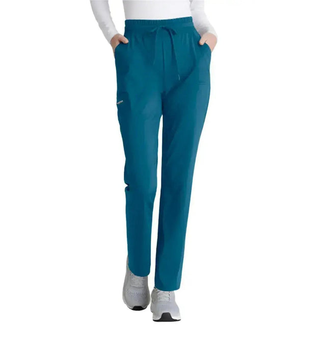 Skechers™ by Barco Slip-ins Reach Shirred Waistband Slim and Straight Pant - Bahama