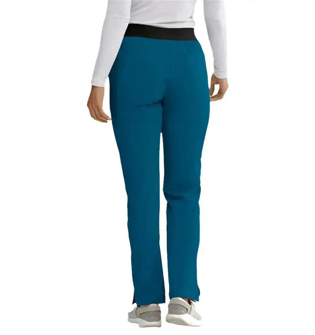 SKECHERS™ by barco Breeze 3-Pocket Mid-Rise Straight Leg Scrub Pant-Bahama