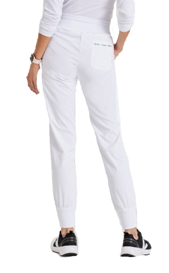 Grey's Anatomy™ Stretch by Barco 7-Pocket Jogger Pant-White