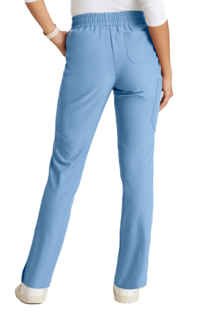 Grey's Anatomy™ Evolve by Barco Terra 6-Pocket Mid-Rise CICLO®Leg Pant-Petite-Ceil Blue
