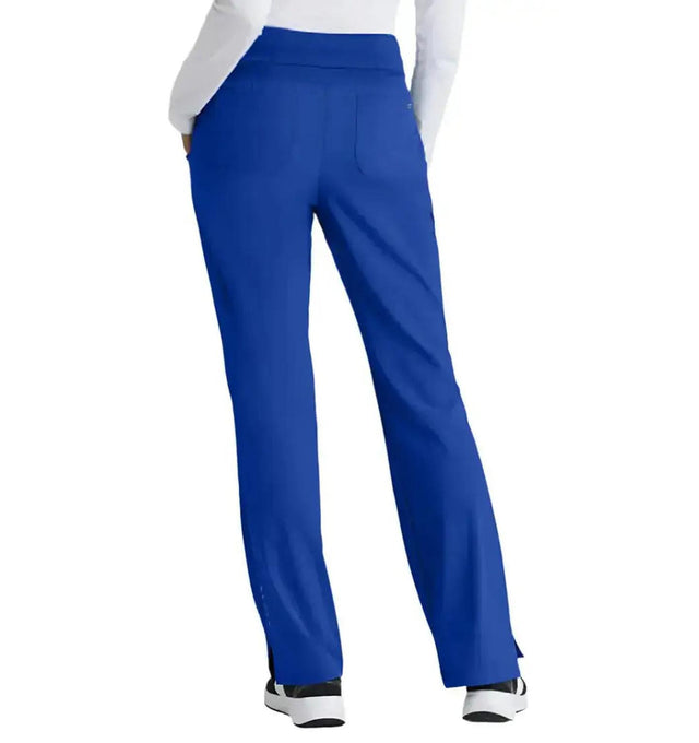 Barco One™ by Barco Stride 5-Pocket Mid-Rise Straight Leg Scrub Pant-Cobalt