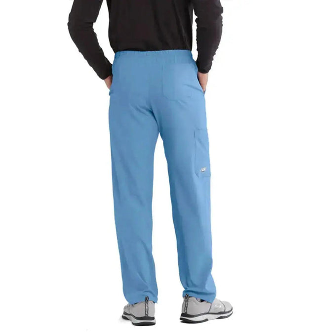 SKECHERS™ by barco Structure 4-Pockets Zip-Fly Scrub Pant-Ciel Blue