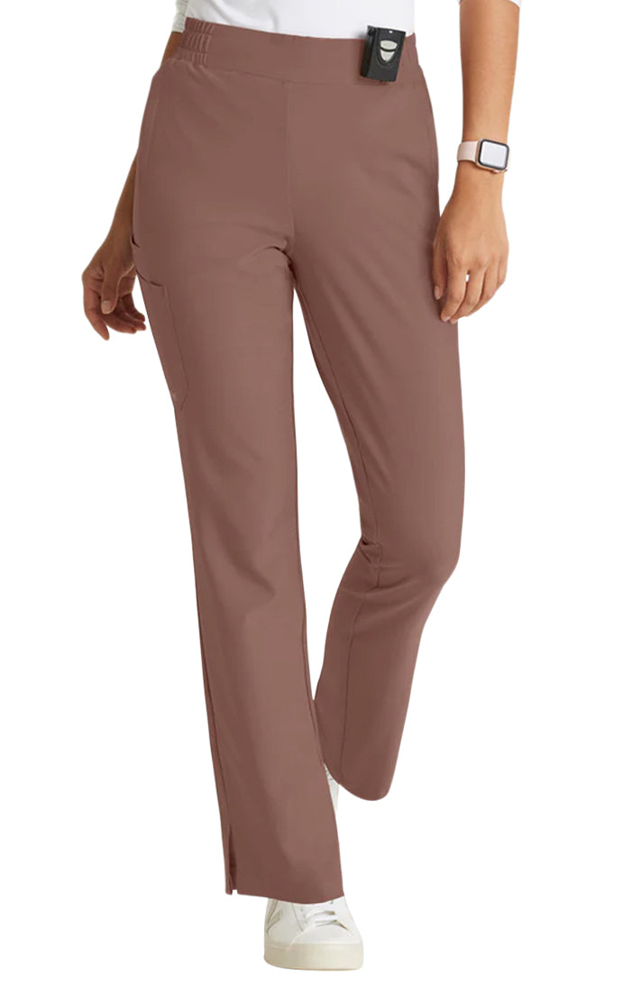 Grey's Anatomy™ Evolve by Barco Terra 6-Pocket Mid-Rise CICLO®Leg Pant-Petite-DriftWood