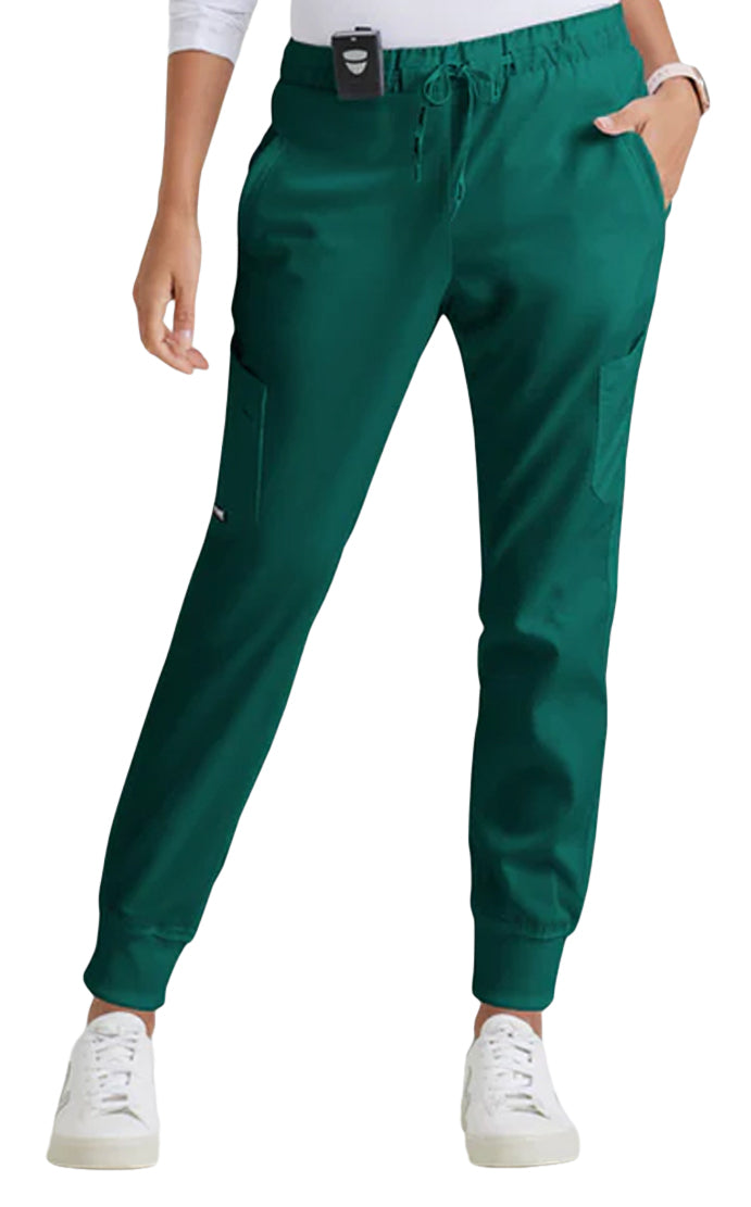 Grey's Anatomy™ by Barco Kira 5-Pocket Mid-Rise CICLO® Jogger Pant-hunter green