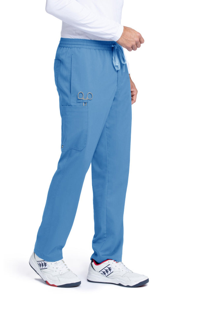 Grey's Anatomy™ Classic GRP558 Barco M5pkt Elas Cntr Drawcord Pant-Tall/Plus-Ceil Blue
