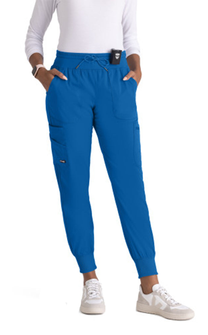 Grey's Anatomy™ Stretch by Barco 7-Pocket Jogger Pant-New Royal