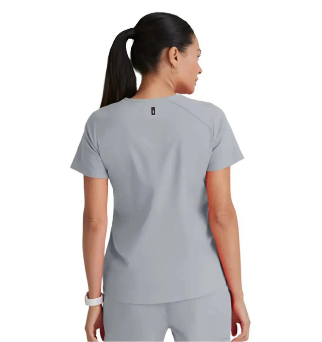 Grey's Anatomy Stretch™ by Barco Emma 4-Pocket V-Neck Scrub Top-Monnstruck