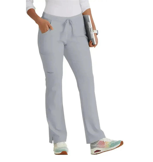 SKECHERS™ by barco Reliance 3-Pocket Mid-Rise Straight Leg Scrub Pant-Moonstruck