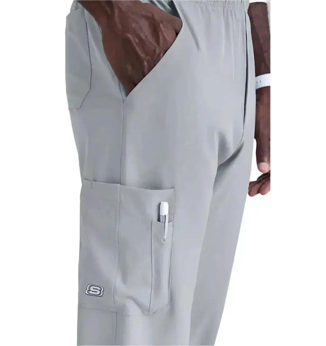 SKECHERS™ by barco Structure 4-Pockets Zip-Fly Scrub Pant-Moonstruck