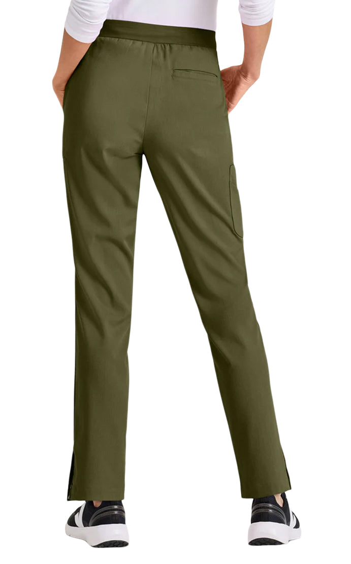 Grey's Anatomy™ Stretch by Barco Serena 7-Pocket Mid-Rise Tappered Leg Scrub Pant-Olive