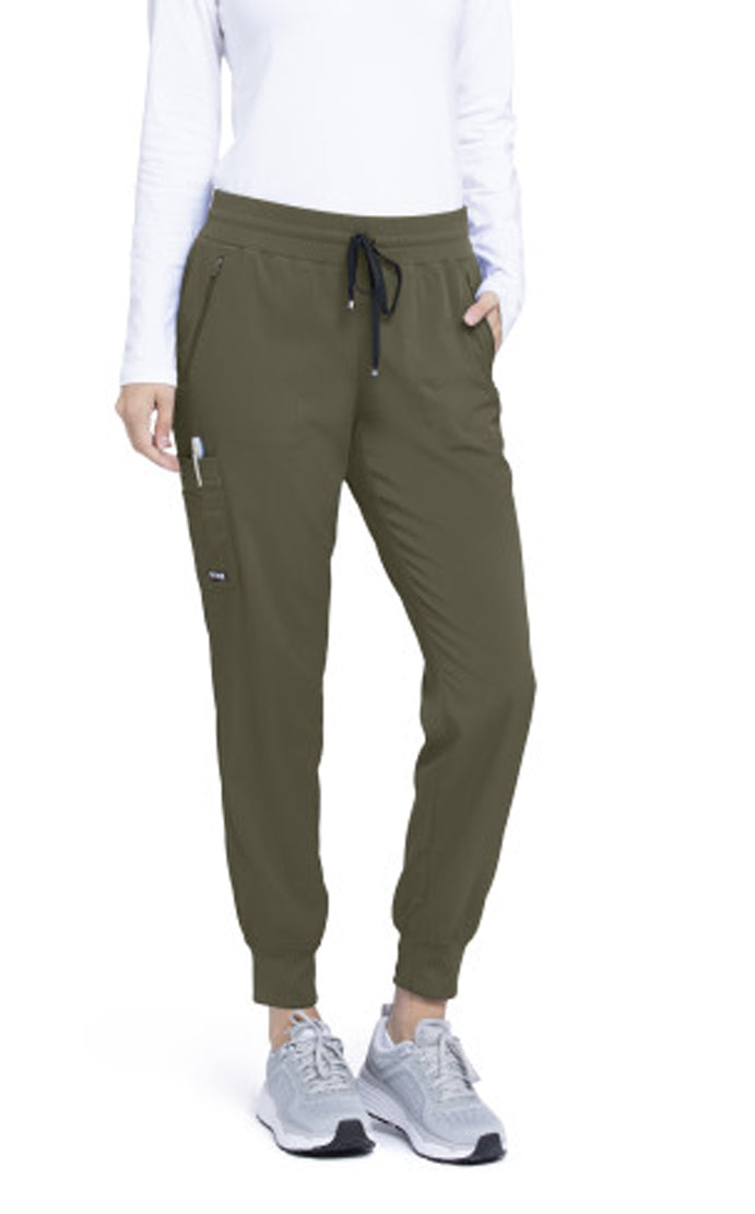 Grey's Anatomy Stretch™ by Barco Eden 5-Pocket Mid Rise Jogger Scrub Pant-Tall/Plus