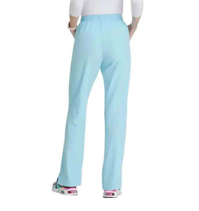 SKECHERS™ by barco Reliance 3-Pocket Mid-Rise Straight Leg Scrub Pant-Poolside Blue