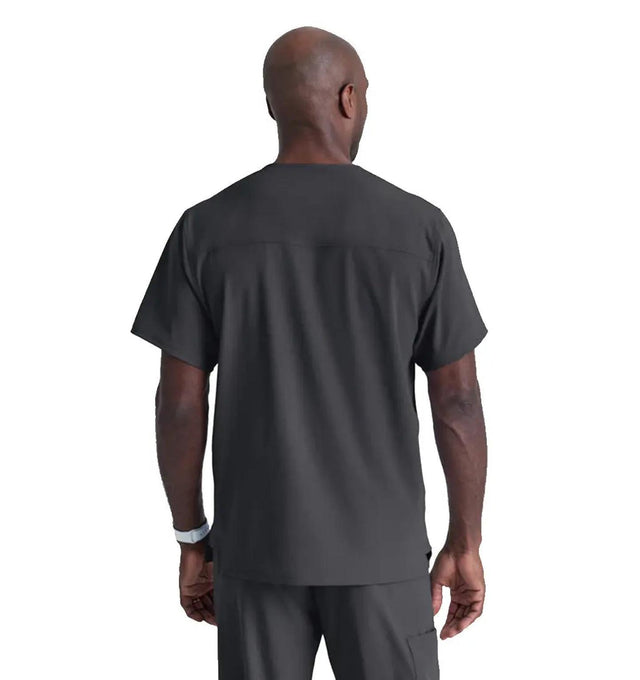 SKECHERS™ by Barco Structure 1-Pocket V-Neck Scrub Top-Plus Barco