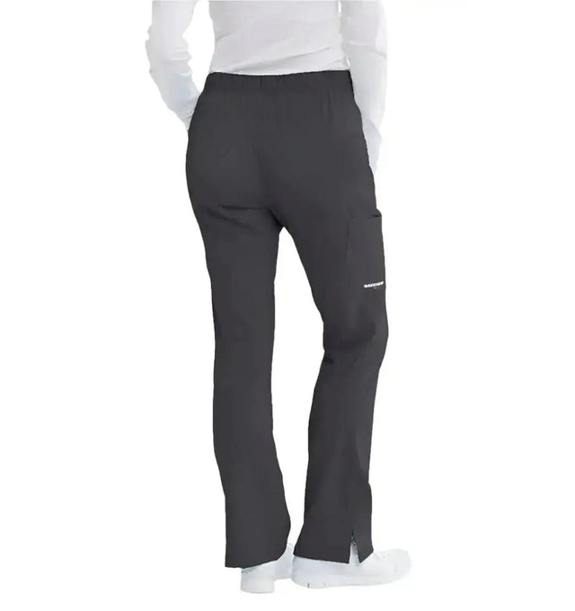 SKECHERS™ by barco Reliance 3-Pocket Mid-Rise Straight Leg Scrub Pant-Pewter