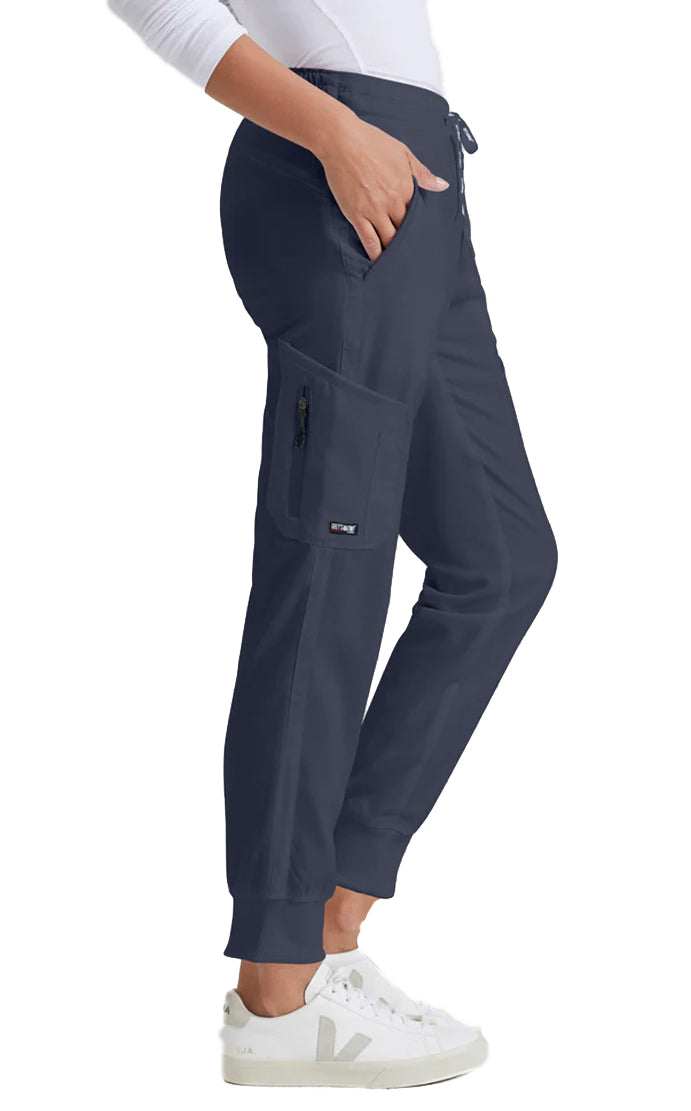 Grey's Anatomy™ by Barco Kira 5-Pocket Mid-Rise CICLO® Jogger Pant-Steel