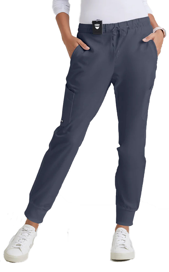Grey's Anatomy™ by Barco Kira 5-Pocket Mid-Rise CICLO® Jogger Pant-Steel