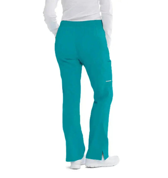 SKECHERS™ by barco Reliance 3-Pocket Mid-Rise Straight Leg Scrub Pant-Teal