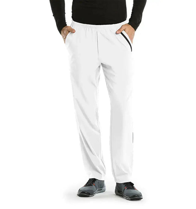 Barco One™ by Barco Amplify 7-Pocket Zip-Fly Scrub Pant-White
