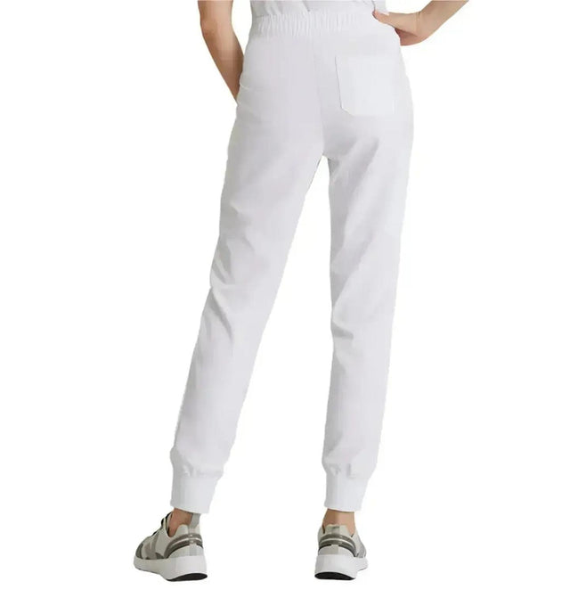 Barco Unify™ by Barco UNION 5-POCKET MID-RISE JOGGER SCRUB PANT-White
