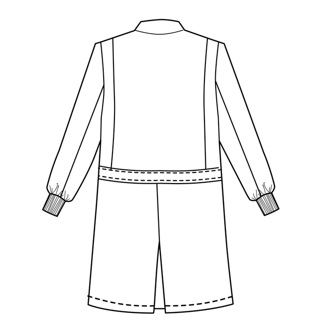 Meta Unisex 40" Fluid Resistant Anti - Static Labcoat - Fiumara Medical