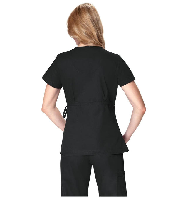 Black Koi Katelyn Scrub Top Back
