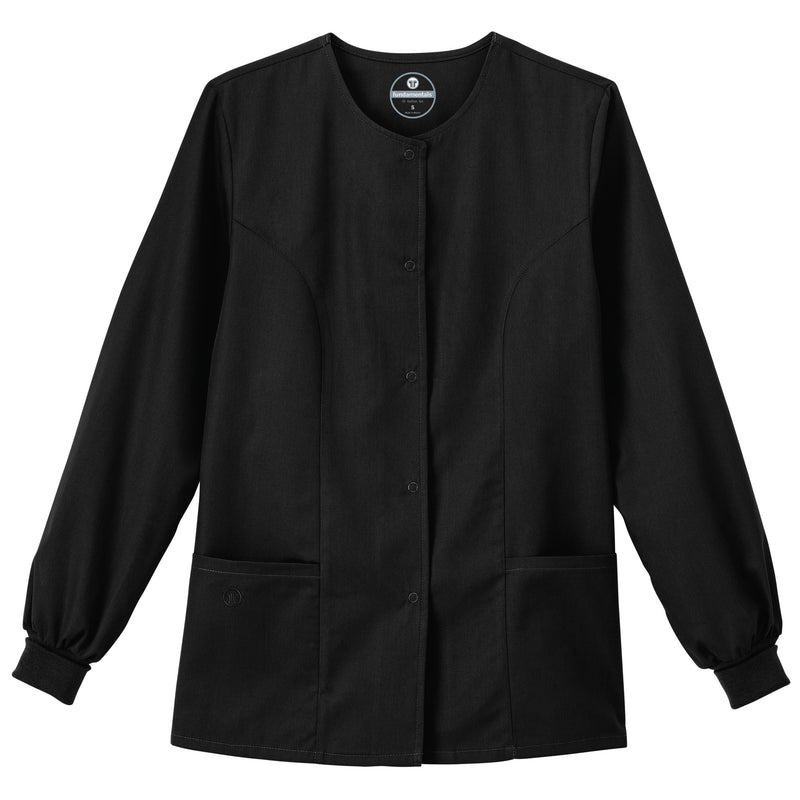 Fundamentals Women's 28" Warm-Up Jacket Black