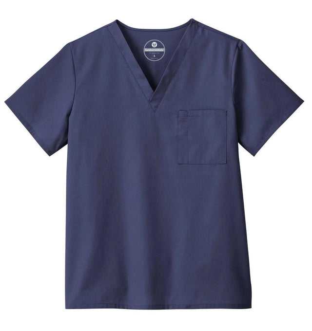 Fundamentals Unisex One Pocket Top - Front Navy