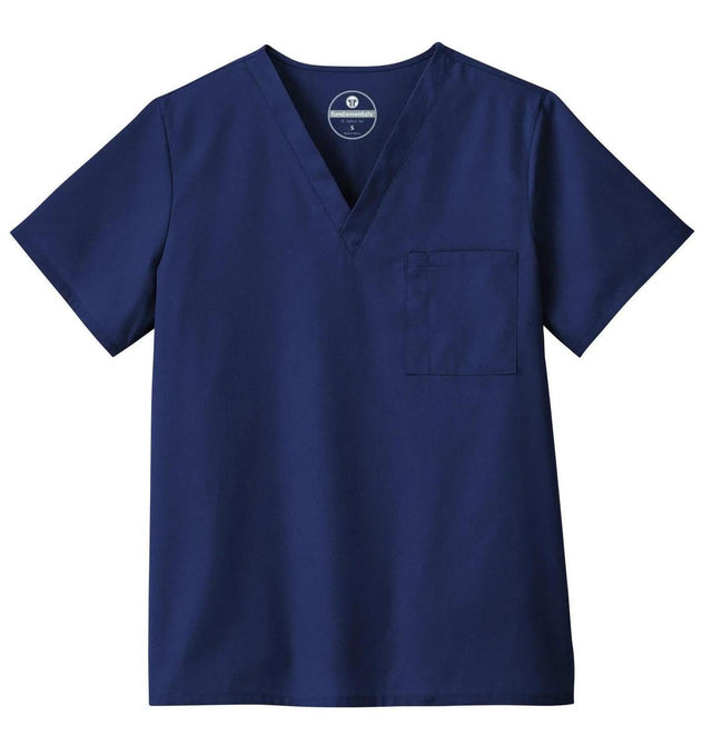 Fundamentals Unisex One Pocket Top - Front New Navy