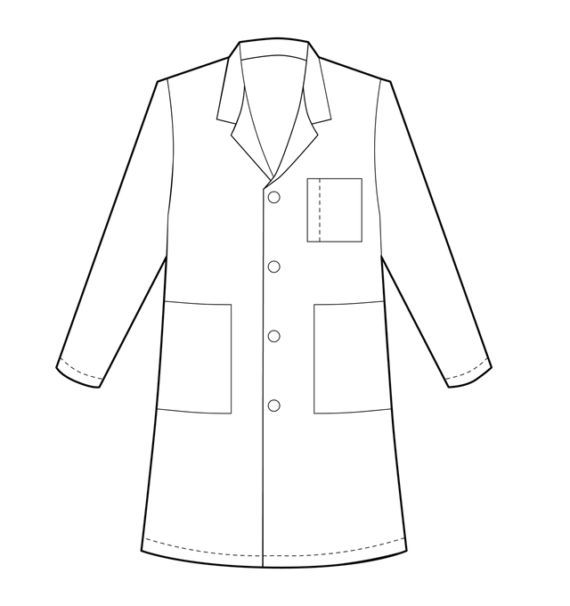 Meta Fundamentals 34" Men's Labcoat - Fiumara Medical