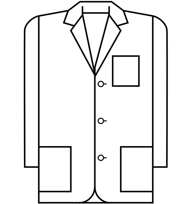 Meta Fundamentals 30" Men's Consultation Coat - Fiumara Medical