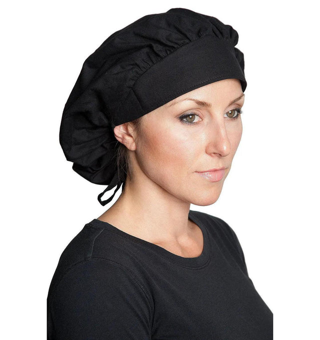 Fiumara Apparel Bouffant Cap Black