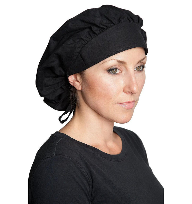 Fiumara Apparel Bouffant Cap Black