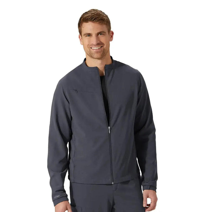 Jockey Unisex Warm Up Jacket-Main Image (Charcoal)